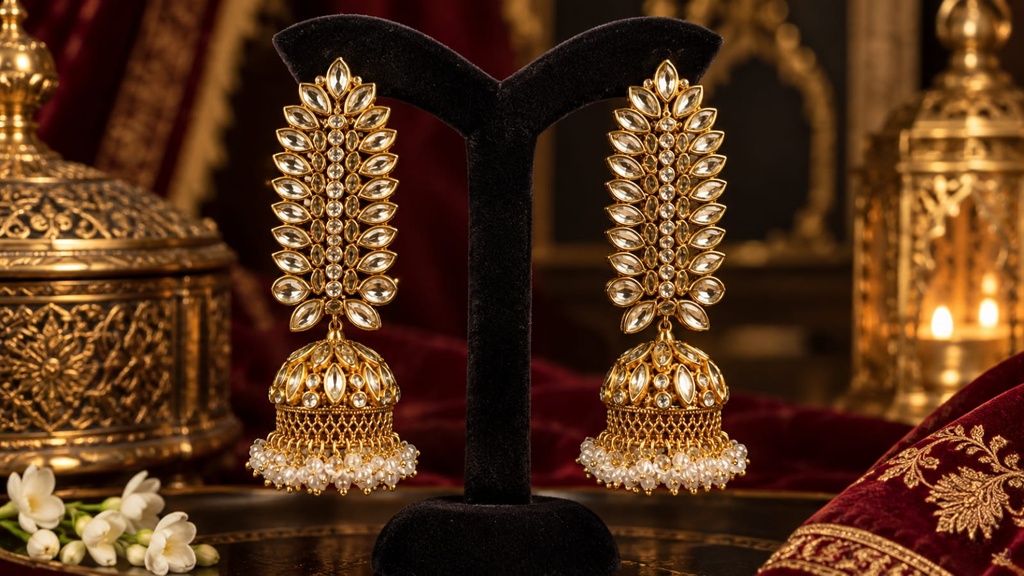 Regal Noor Jhumka Earrings