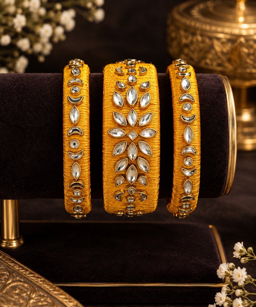 Regal Gulnaar Kundan Bangles