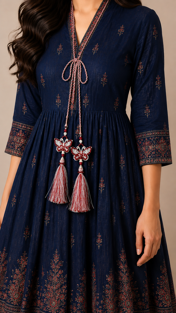 Crimson Flutter Tassel
