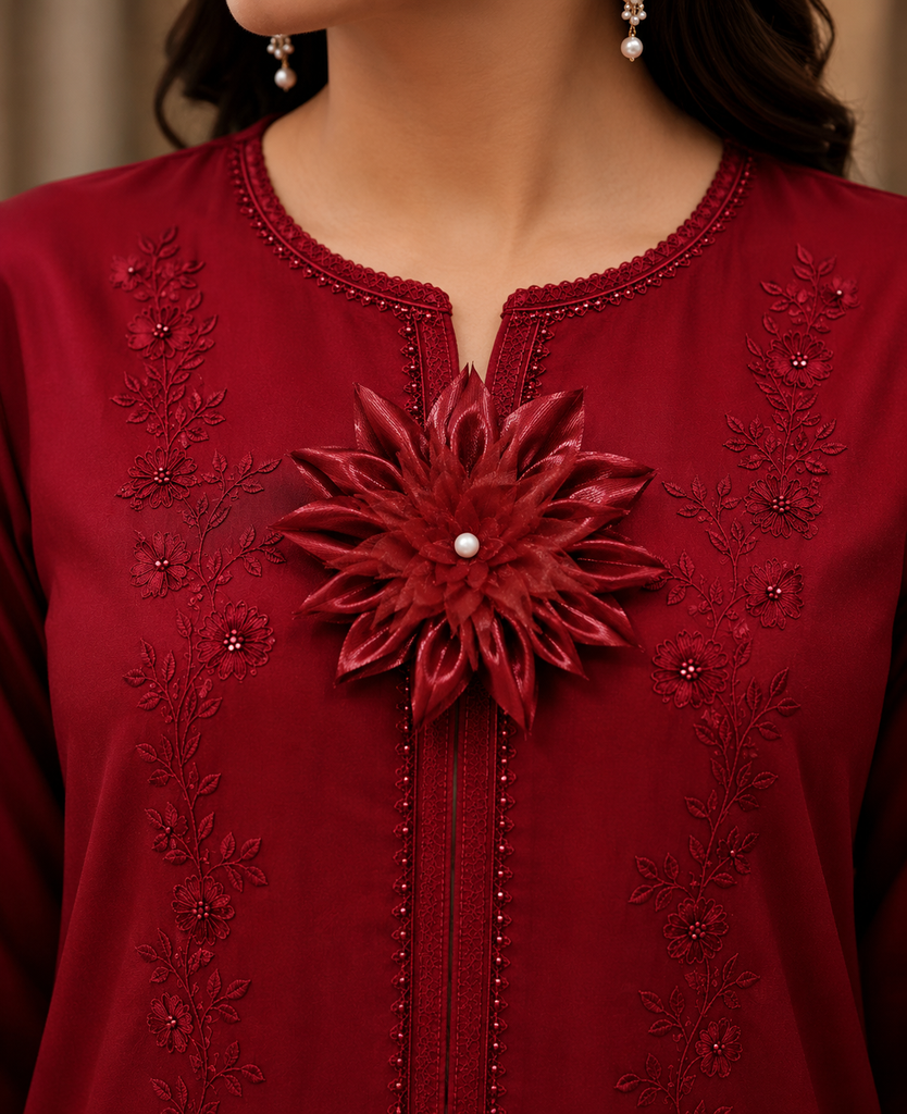 Kanzashi Ribbon Flower