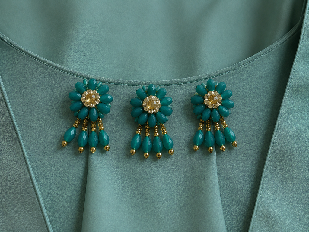 Teal Floral