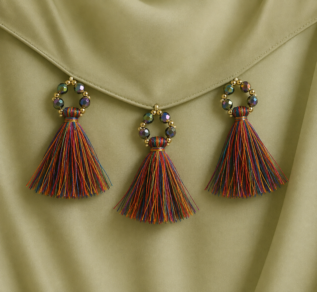 Multicolour Beaded Tassel