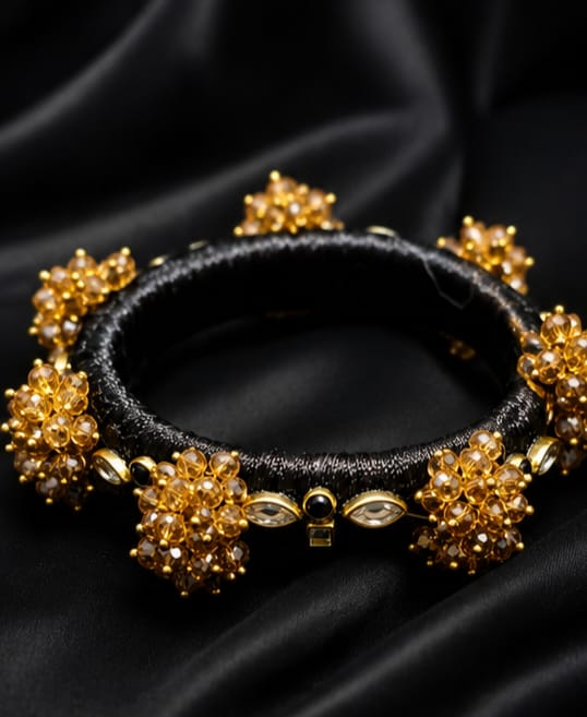 Handcrafted Designer Silk Thread Bangle (Kada)